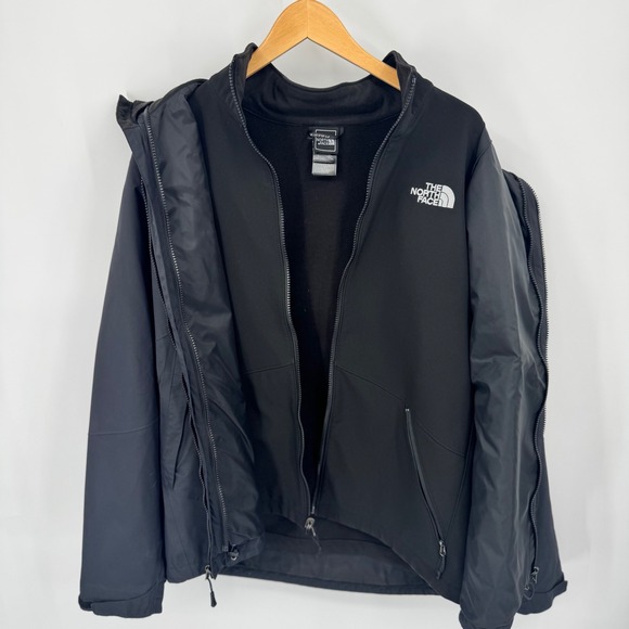 The North Face Condor Triclimate 3-in-1 Jacket Mens Large Black HyVent Apex L - Picture 13 of 15